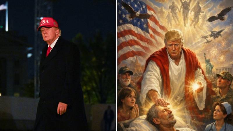 Trump šokirao internet! Objavio sebe kao Isusa pa obrisao: 'Ovo je odvratno i neprihvatljivo...'