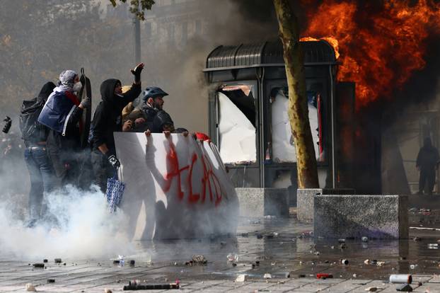 Nationwide protests in France against the cost of living
