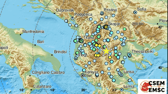Snažan potres magnitude 5,5 zatresao Sjevernu Makedoniju, epicentar kod granice s Grčkom