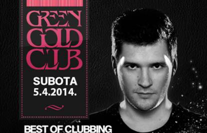 U Green Gold Club-u, subota 05.04. uz DJ-a Kostu Radmana