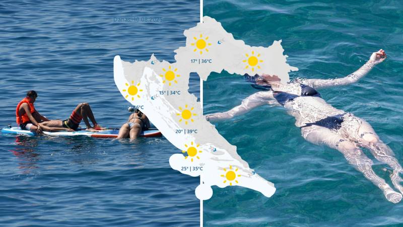 Hrvatsku zahvatio snažan val vrućine: Temperature idu do 39 stupnjeva, evo gdje je najgore!