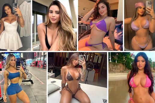 FOTO 100 fotografija najseksi dama Brazila: U&zcaron;ivaju na pla&zcaron;i, obo&zcaron;avaju nogomet i bikinije...