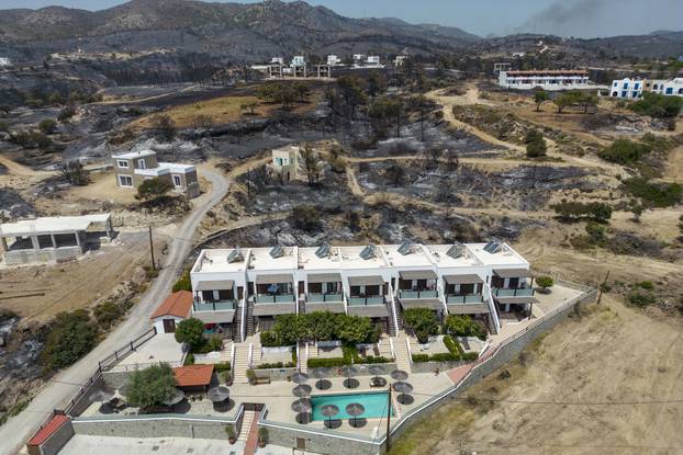 Forest fires in Greece - Rhodes