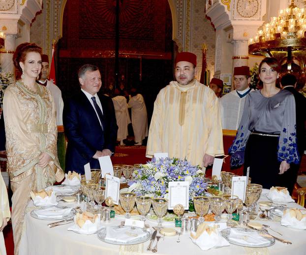 Casablanca: Moroccan King Mohammed VI  & Jordan