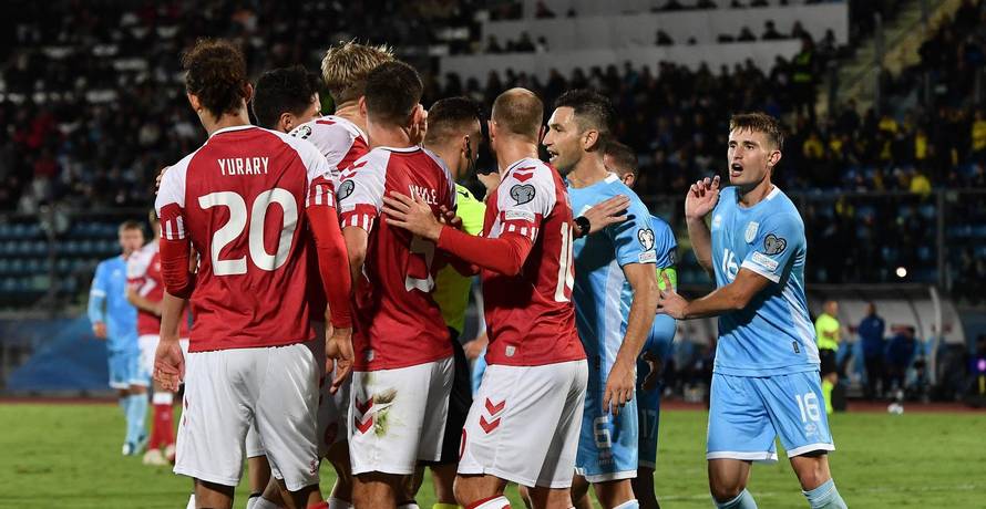 Euro 2024 Qualifier - Group H - San Marino v Denmark
