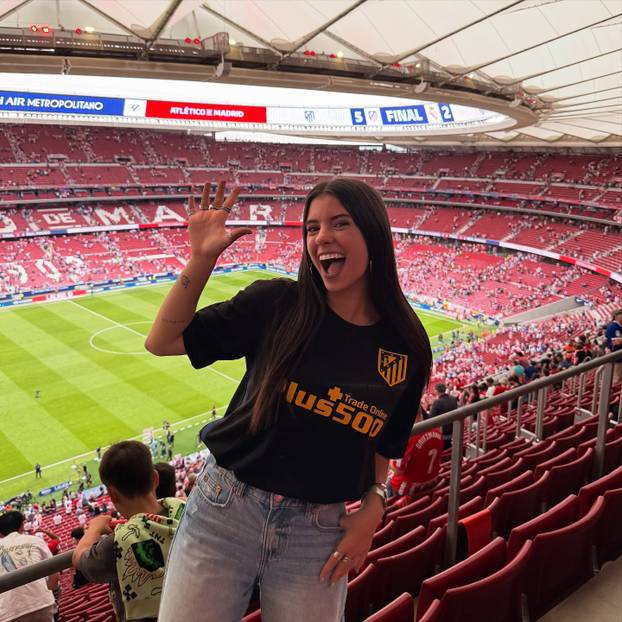 FOTO Ona navija za Atletico, a njen dečko igra u Getafeu. No, njima rivalstvo uopće ne smeta