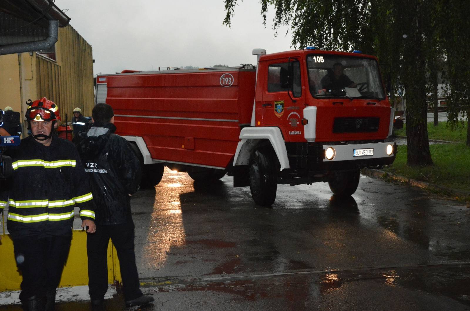 PoÅ¾ar u postrojenju Zagrebpetrola u GrubiÅ¡nom Polju