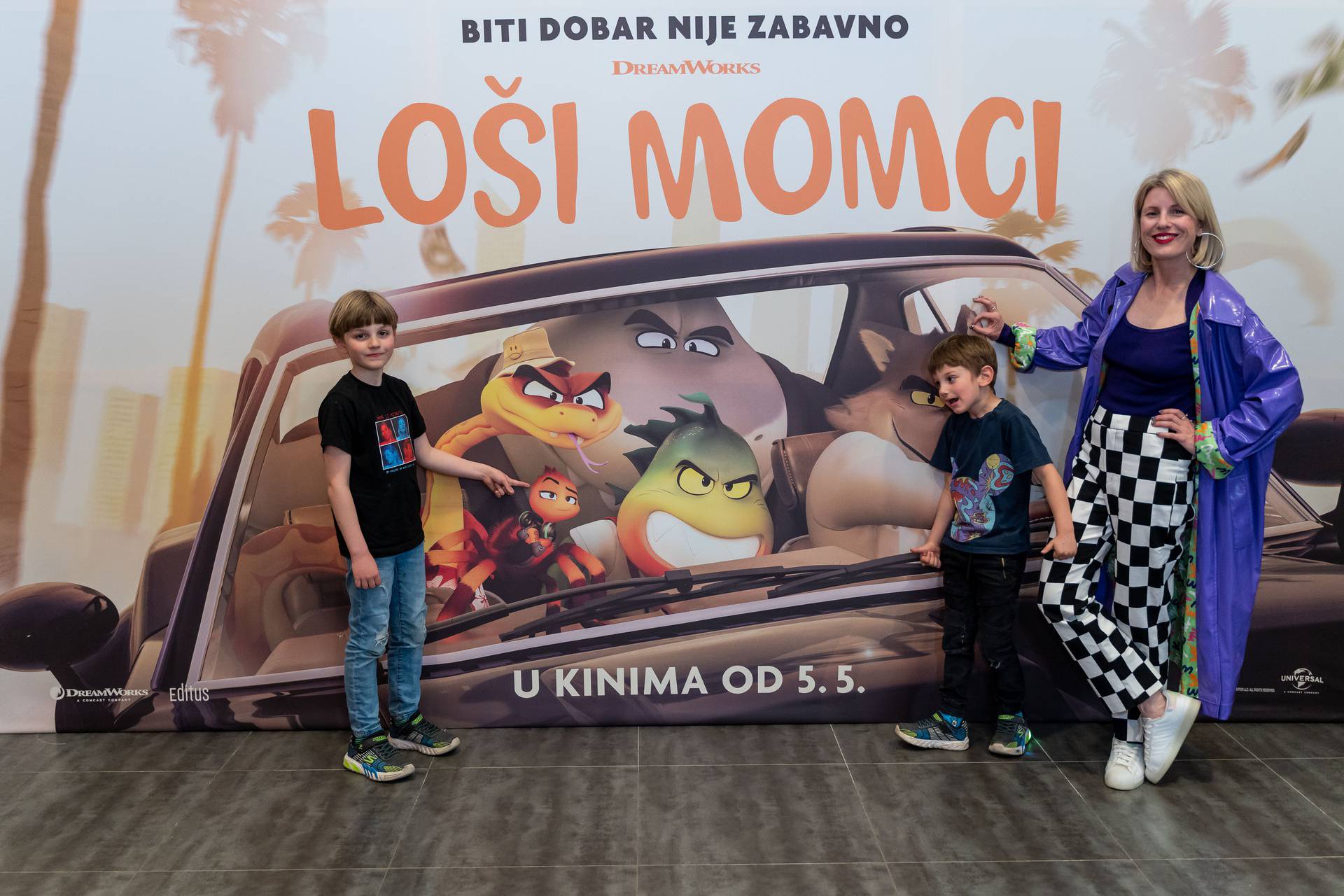 Loši momci se okupili na premijeri animiranog filma