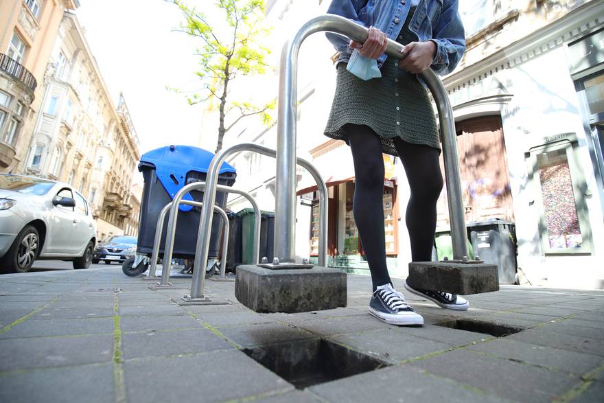 U Zagrebu postavljene 'klamerice' koje bez po' muke iščupaju i odnesu