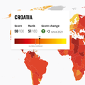 Hrvatska po percepciji korupcije u 2022. godini gora od Ruande