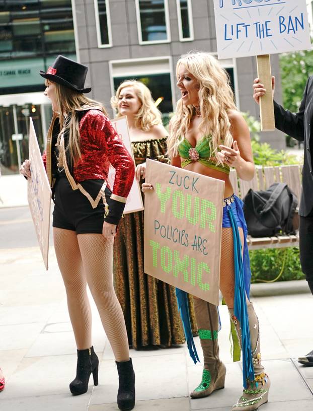 Meta account ban protest