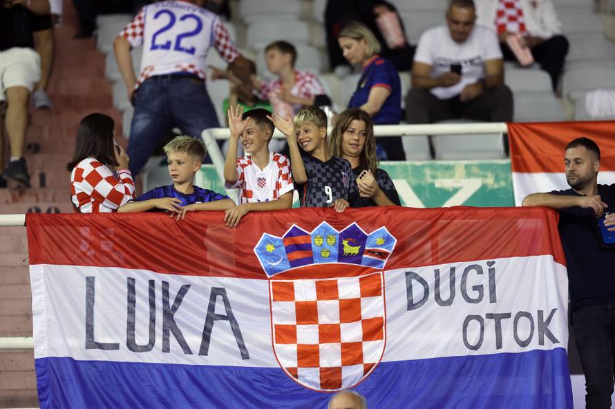 Atmosfera na Poljudu na utakmici između Hrvatske i Španjolske u Ligi nacija