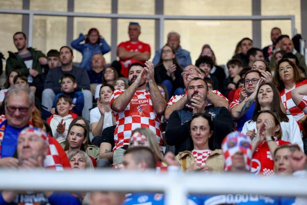 Zadar: Prijateljska utakmica između Hrvatske i Švicarske