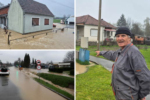 Obilna kiša u Slavoniji poplavila ceste, nabujala voda došla sve do kuća. Prijete nove oborine!