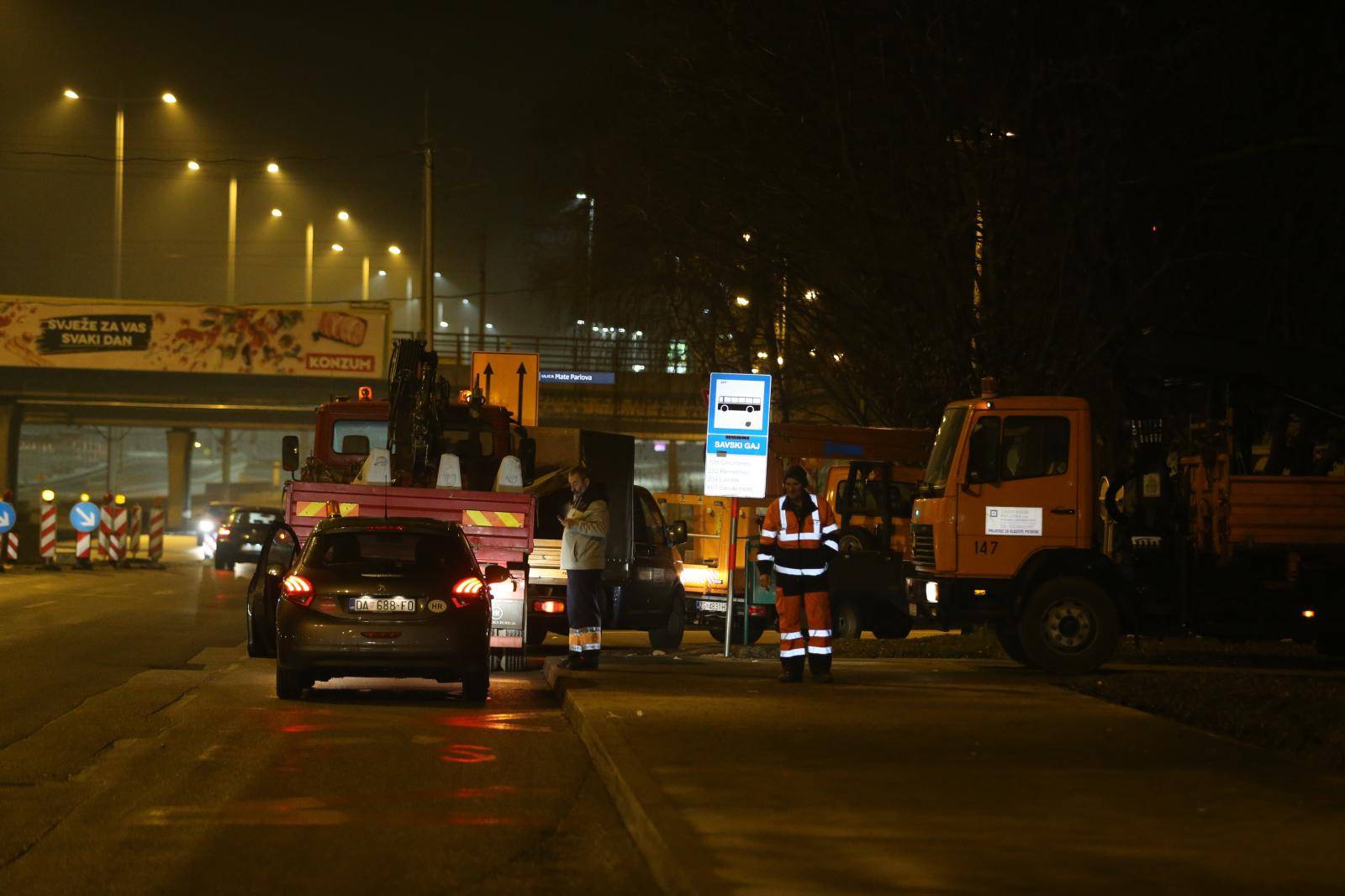Zagreb: Zadnje pripreme uoči puštanja u promet novog rotora Remetinec