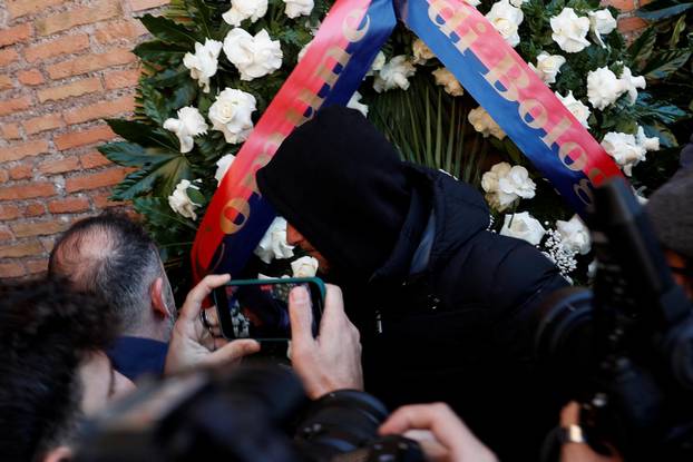 Funeral for former AC Milan and Bologna manager Sinisa Mihajlovic in Rome