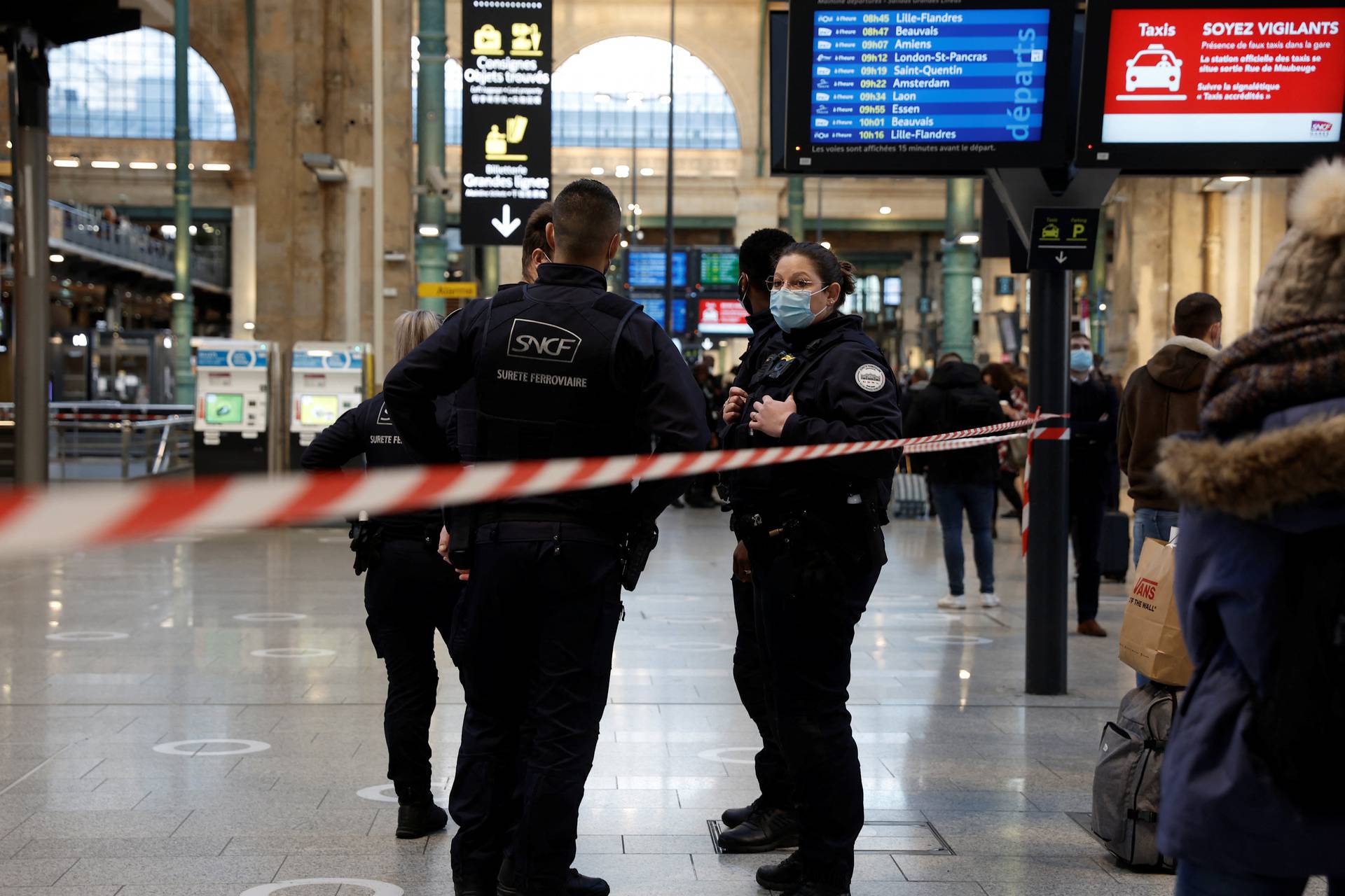 Police killed a person who attacked them with a knife at Paris' Gare du Nord station