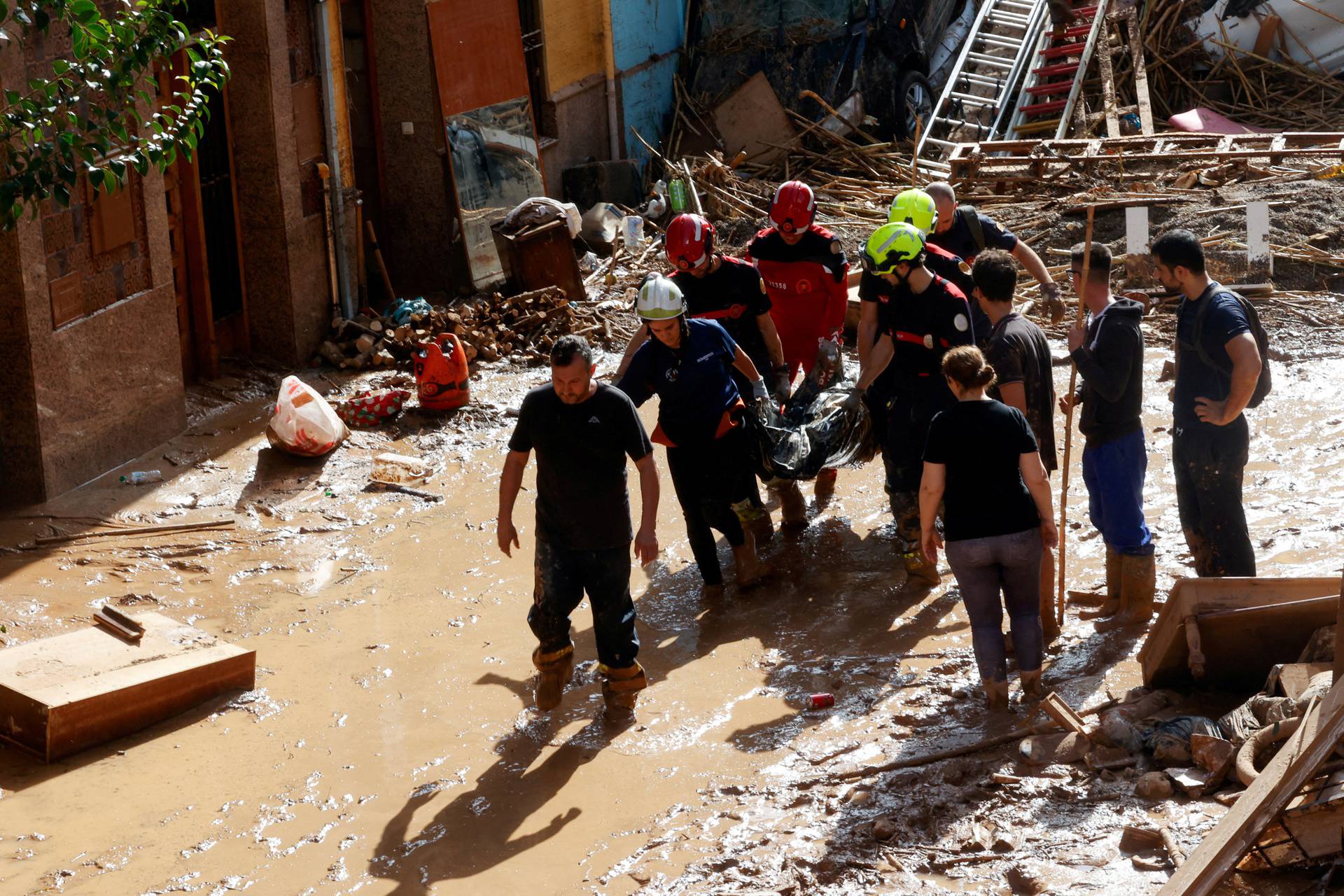 Aftermath of floods in Paiporta