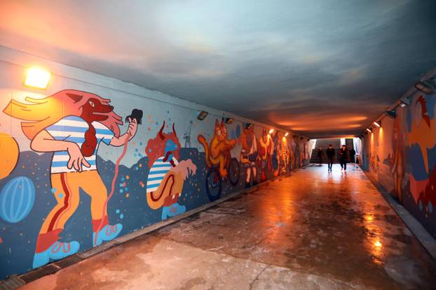 Rijeka: Predstavljanje murala tri autora u pothodniku kod tržnice