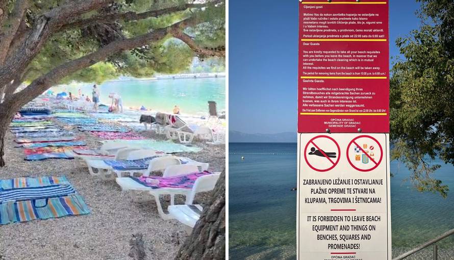 Drvenik i dalje pod opsadom ručnika: Kazna je 66 eura, neki je i plate jer su vezani uz njih