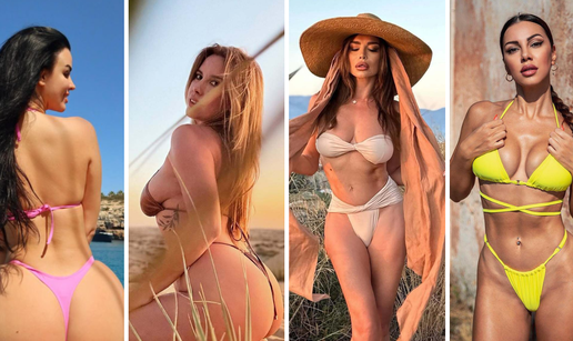 FOTO Ako vam je vruće, ovo radije preskočite! Badići naših slavnih dama sve su manji...