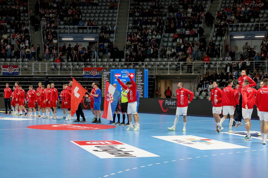 Zadar: Prijateljska utakmica između Hrvatske i Švicarske