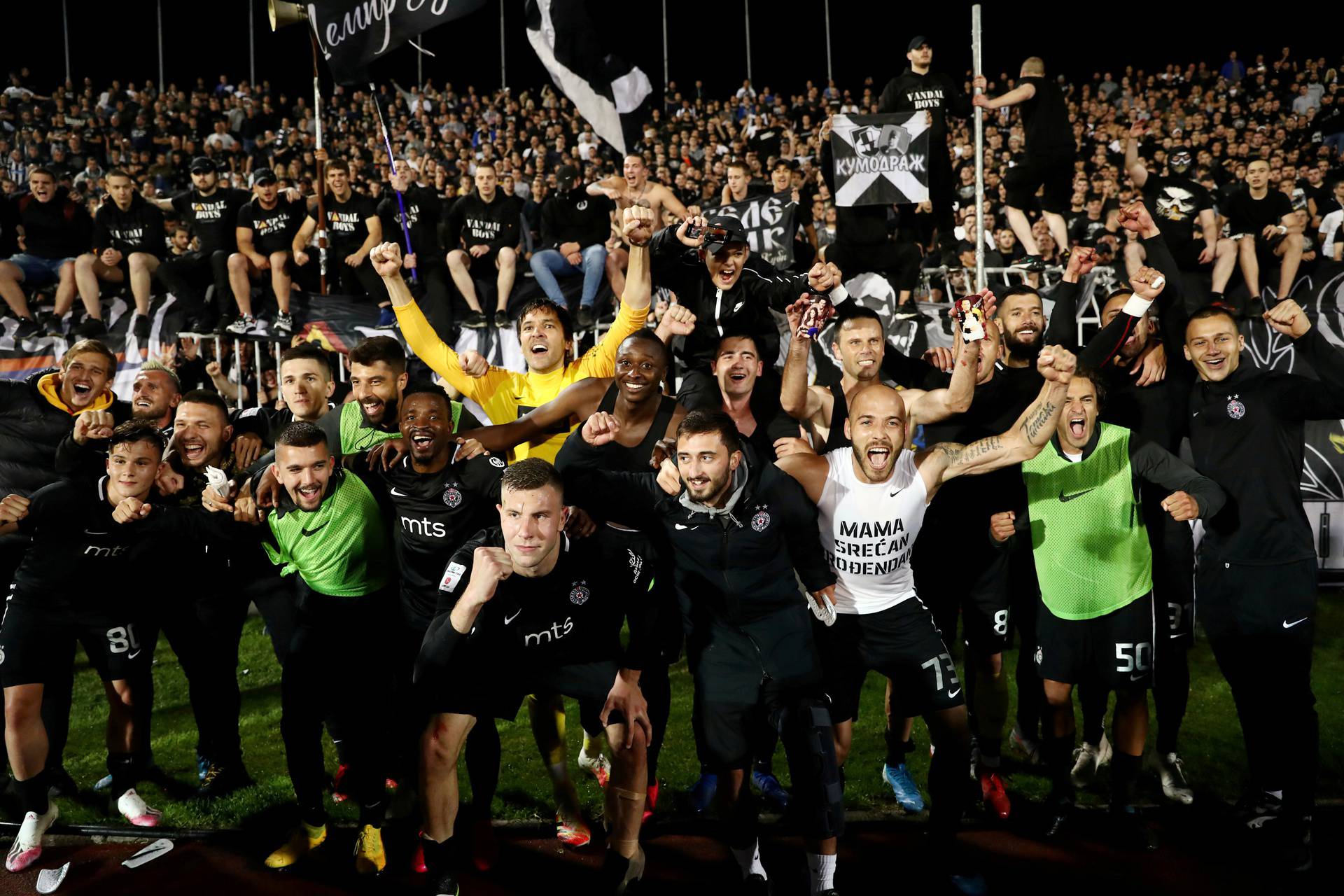 FILE PHOTO: Serbian Cup Semi-Final - Partizan v Crvena Zvezda