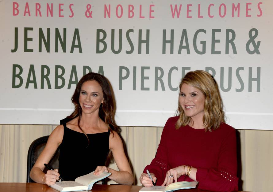 Jenna Bush Hager and Barbara Pierce Bush Book Signing