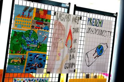Šibenik: Otvorena izložba dječjih plakata na temu "Klimatske promjene"