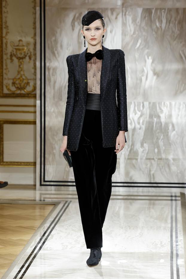 GIORGIO ARMANI PRIVÃ Haute Couture Fall/Winter 2025-2026 Runway during Paris Haute Couture Fashion Week on July 2025 - Paris; France 08/07/2025