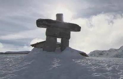 Eskimska skulptura motiv za logo ZOI u Vancouveru