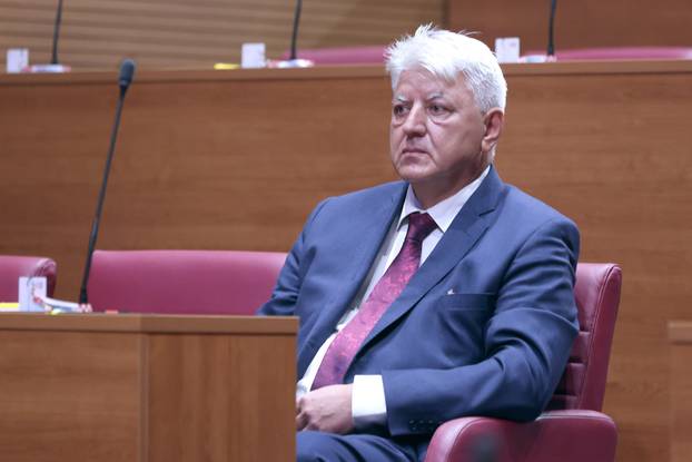 Zagreb: Pocela 7. sjednica Hrvatskoga sabora