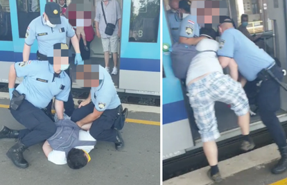 Zagreb: Muškarac ušao u vlak s djetetom, ali nije htio staviti masku. Policija ga je izbacila