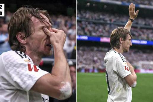 Real Madrid - Sociedad 2-0: Luka Modrić uz ovacije i špalir napustio travnjak Bernabeua!