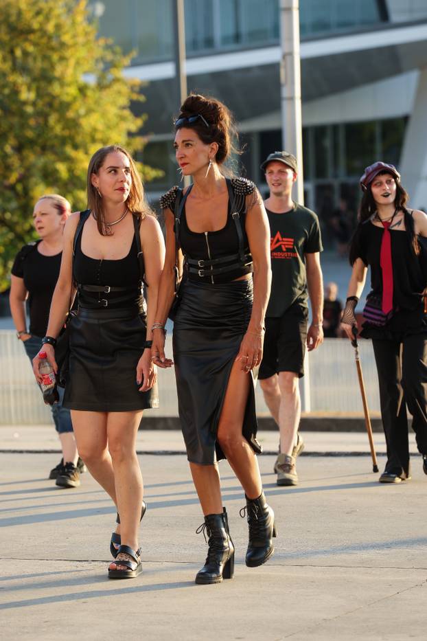 Zagreb: Atmosfera oko Arene uoci koncerta Marilyna Manson.