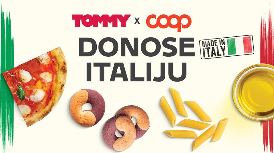 Tommy i COOP donose Italiju – talijanska kvaliteta samo kod nas