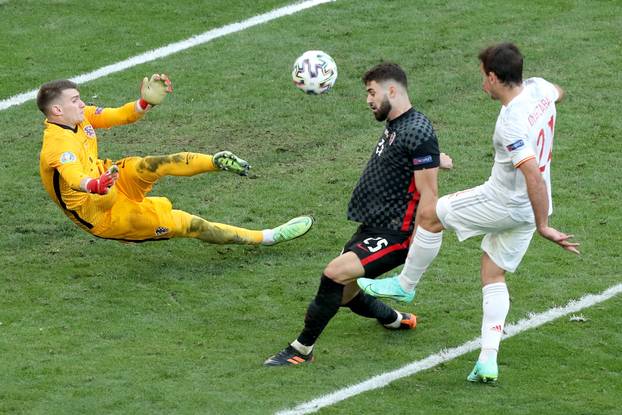 Kopenhagen:  UEFA Europsko prvenstvo 2020, Hrvatska - Španjolska
