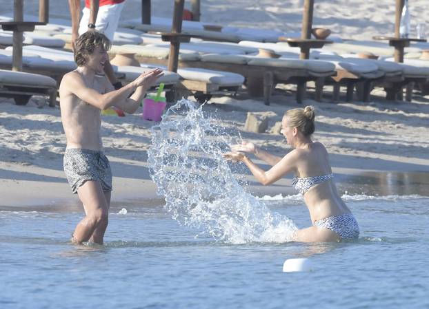 Luka Modric and wife on holidays in Sardinia