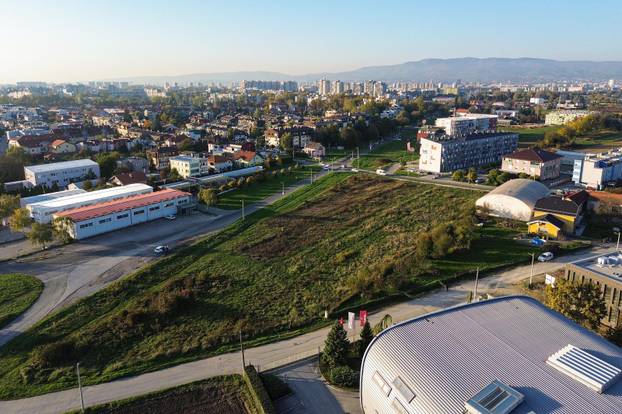 Snimke iz zraka po?etka radova na proširenju i rekonstrukciji Sarajevske ceste u Zagrebu