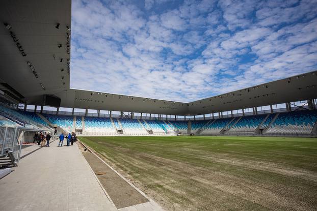 Osijek: Obilazak novog nogometnog stadiona pred samo otvorenje