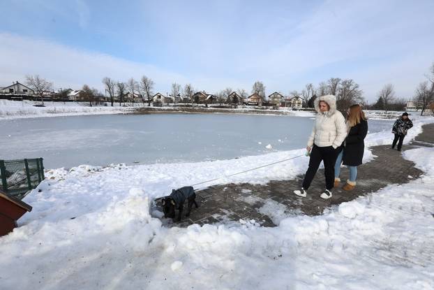 Sveta Nedelja: Zimska idila na jezeru Kipišće