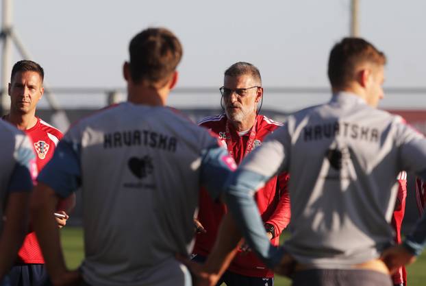 Rijeka: Trening hrvatske nogometne reprezentacije na Rujevici