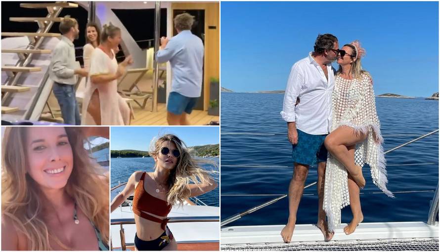 Udaje se Snježana Mehun, a zabava na jahti već je započela s Nives Celzijus i Anom Rucner