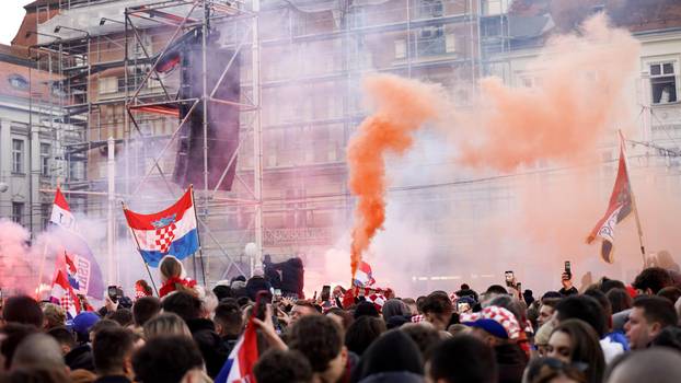 Zagreb: Svečani doček rukometaša nakon osvojenog srebra na Svjetskom prvenstvu