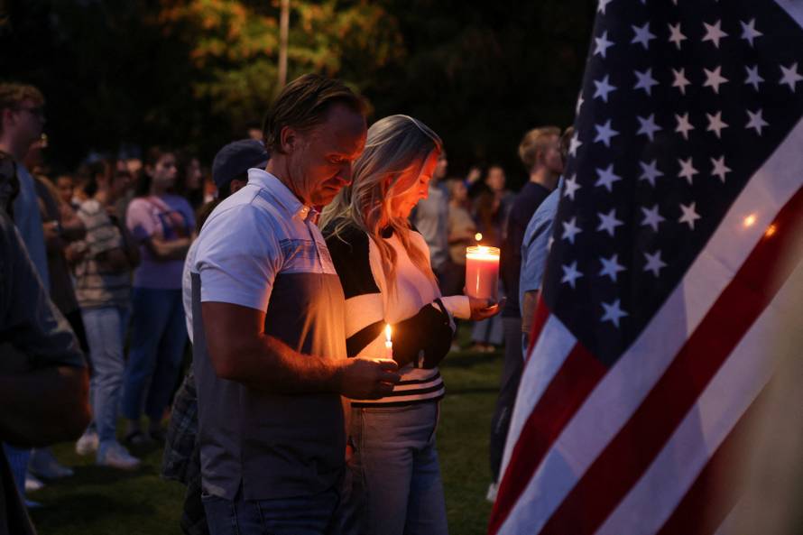 Vigil for Charlie Kirk in Provo