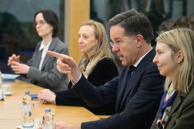 Zagreb: Predsjednik Republike Zoran Milanović primio glavnog tajnika NATO-a Marka Ruttea