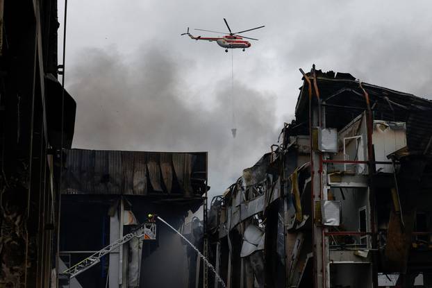 Aftermath of a Russian missile attack in Kyiv