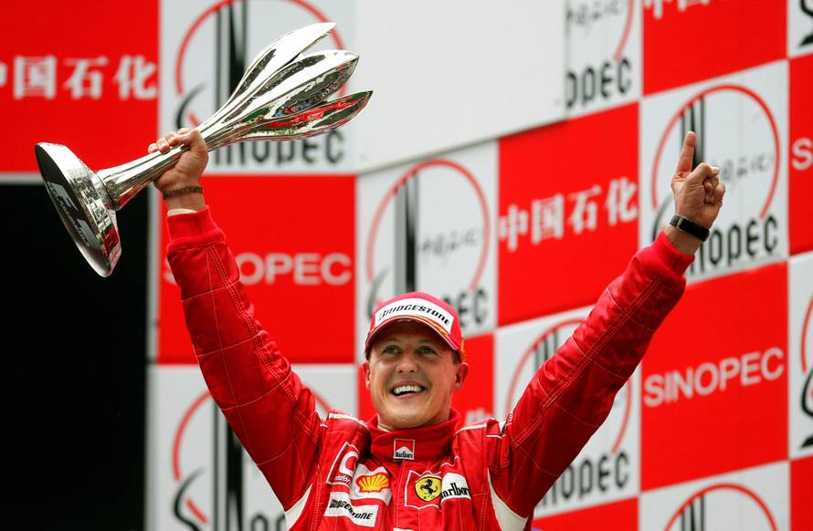 Formula One Shanghai - Podium Michael Schumacher