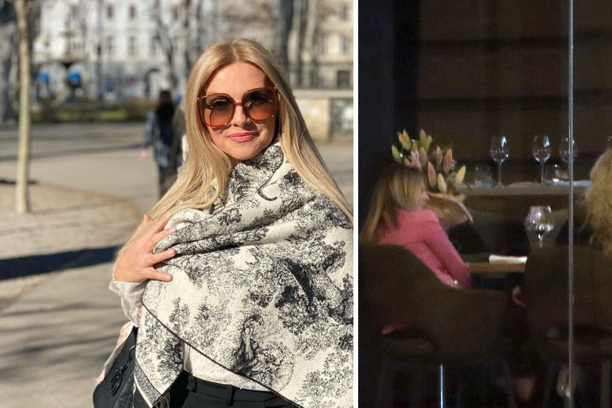 Vlatka Pokos u zagrebačkom restoranu slavila 52.rođendan, prijateljica joj donijela buket