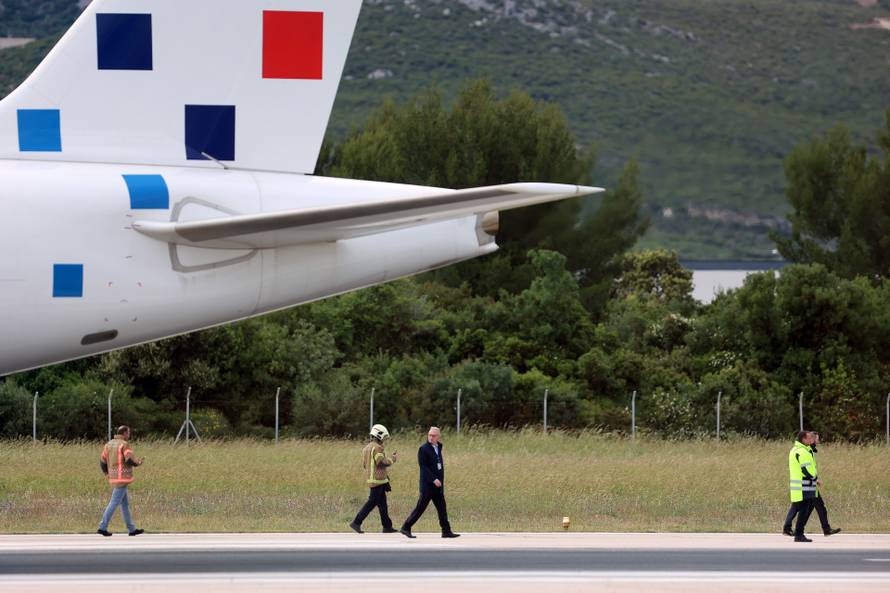 Split: Avion Croatia Airlinesa izletio sa staze
